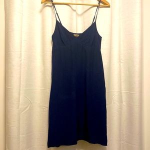 WILFRED Navy Blue Silk Slip Dress XXS